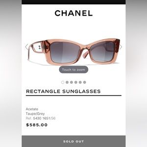 CHANEL acetate brown & gradient grey CAT EYE sunglasses